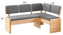 Кухонный угловой диван Береста с ящиком, Боровичи мебель